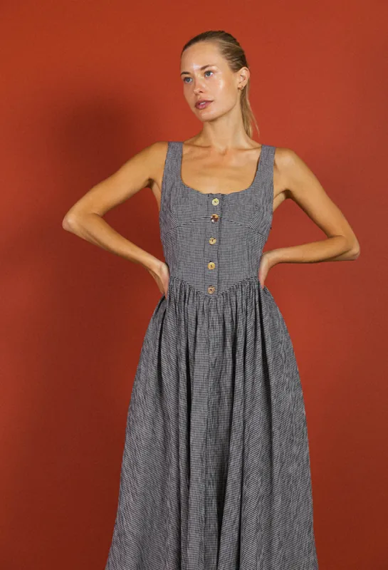 Coretta Dress Gingham sold by Ciao Lucia