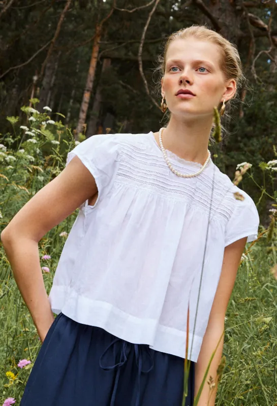 Anabela Top White made by Ciao Lucia