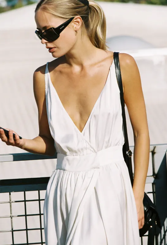 Hydra Dress Ivory Sustainable made by Ciao Lucia