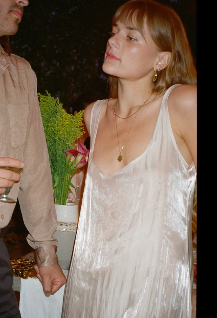 Florentina Dress Shell Pink sold by Ciao Lucia