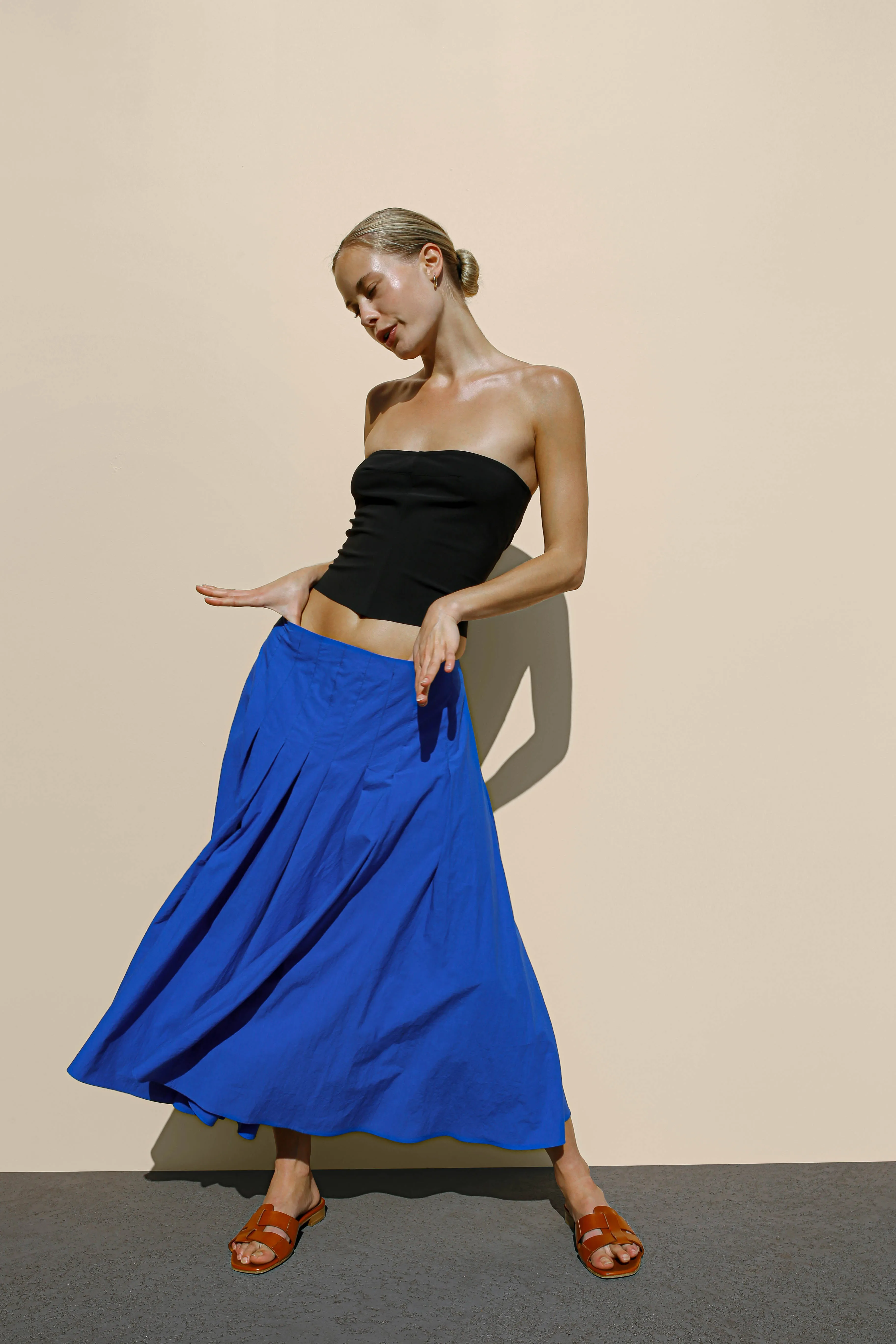 Greco Skirt Klein Blue sold by Ciao Lucia product image thumbnail 5