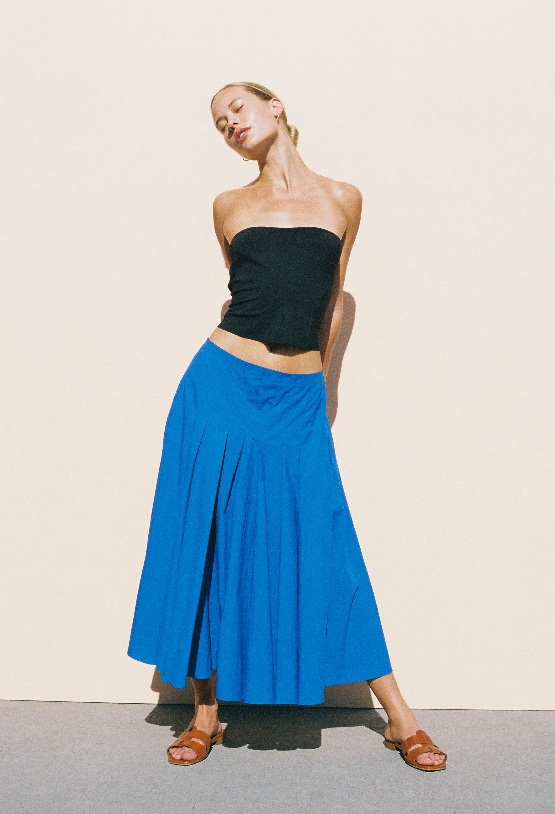 Greco Skirt Klein Blue sold by Ciao Lucia product image thumbnail 2