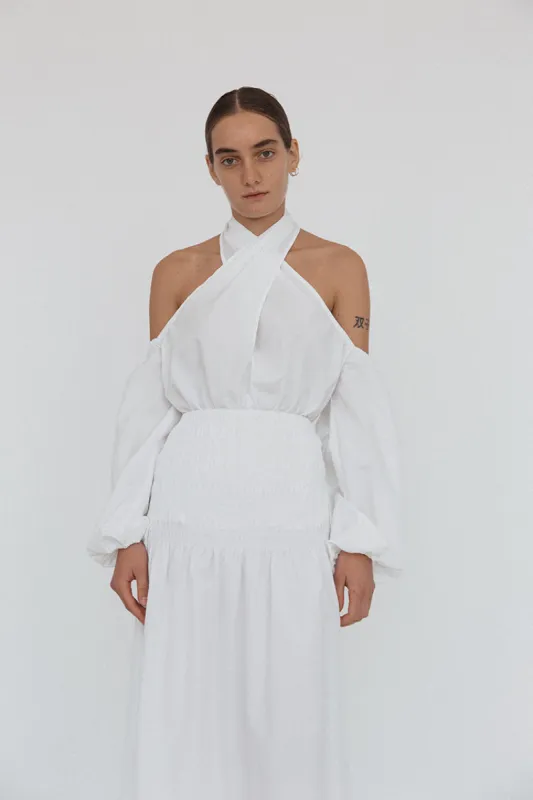 Valentina Top White Cotton made by Ciao Lucia