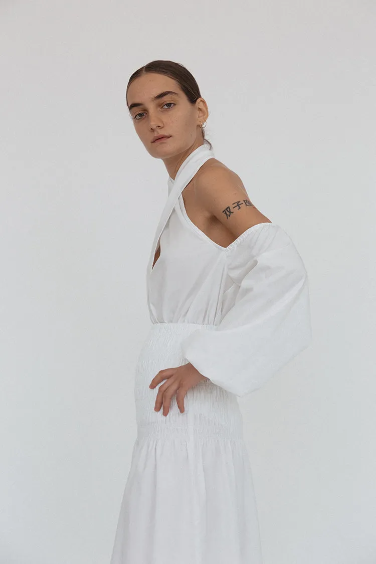 Valentina Top White Cotton sold by Ciao Lucia product image thumbnail 3