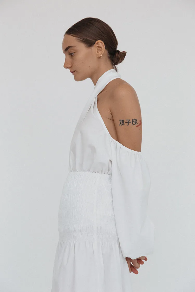 Valentina Top White Cotton sold by Ciao Lucia product image thumbnail 4