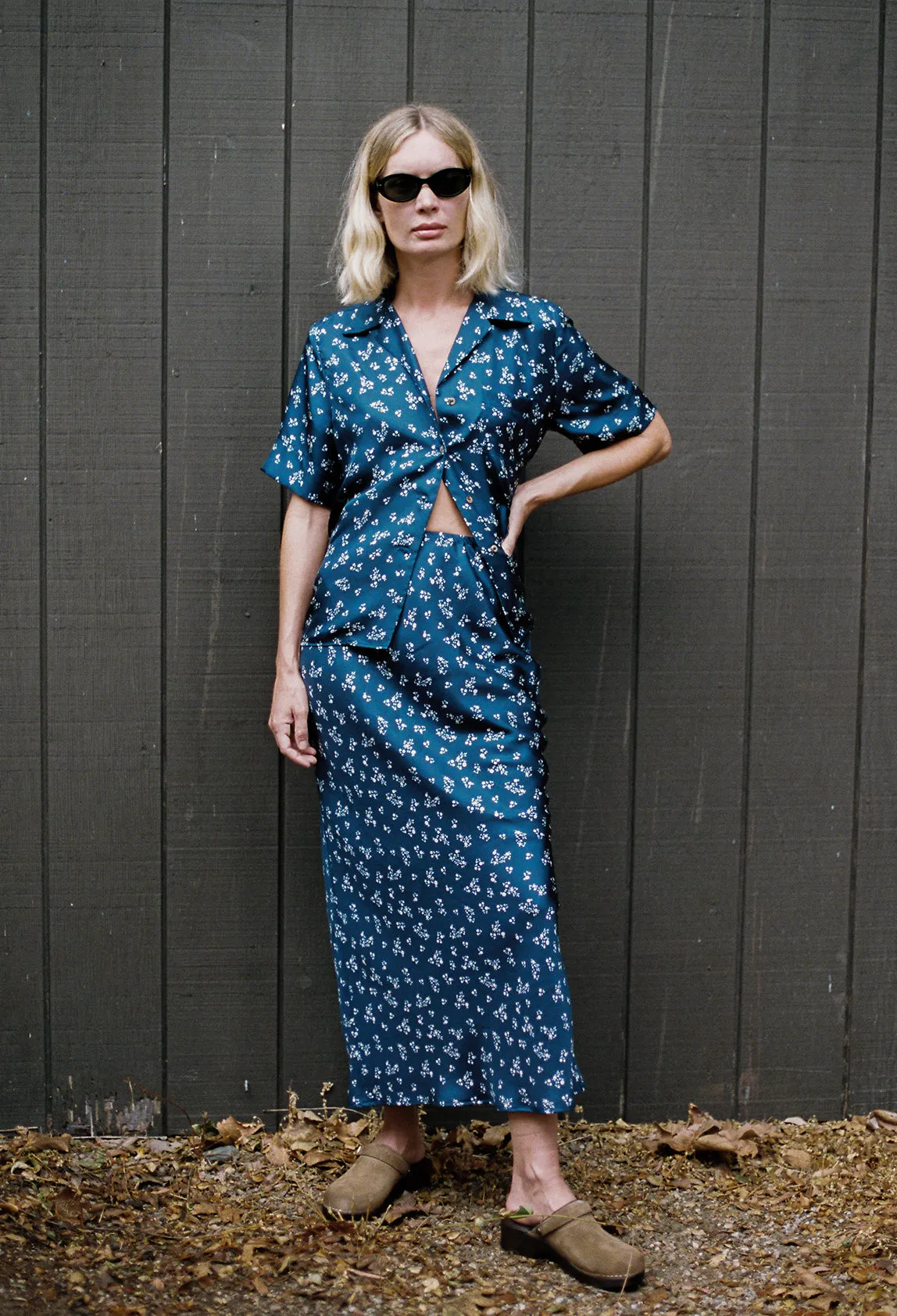 Concetta Skirt in Navy sold by Ciao Lucia product image thumbnail 2