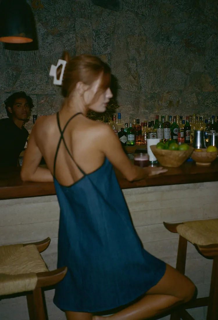 Noemi Dress Midnight sold by Ciao Lucia