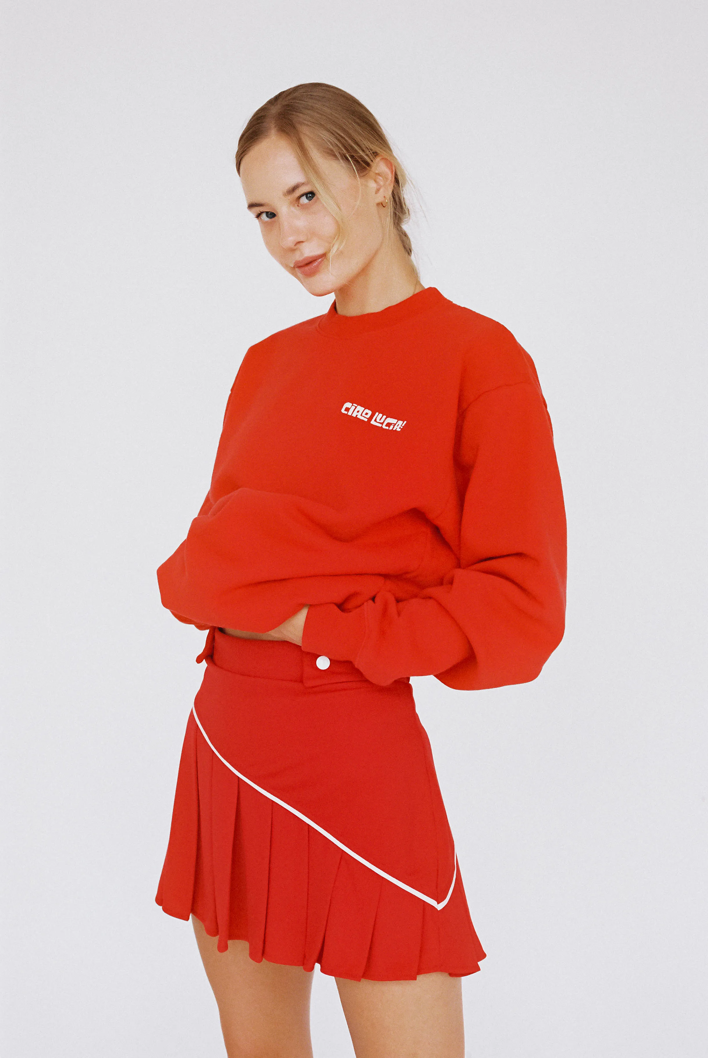 Tennis Crew Red sold by Ciao Lucia