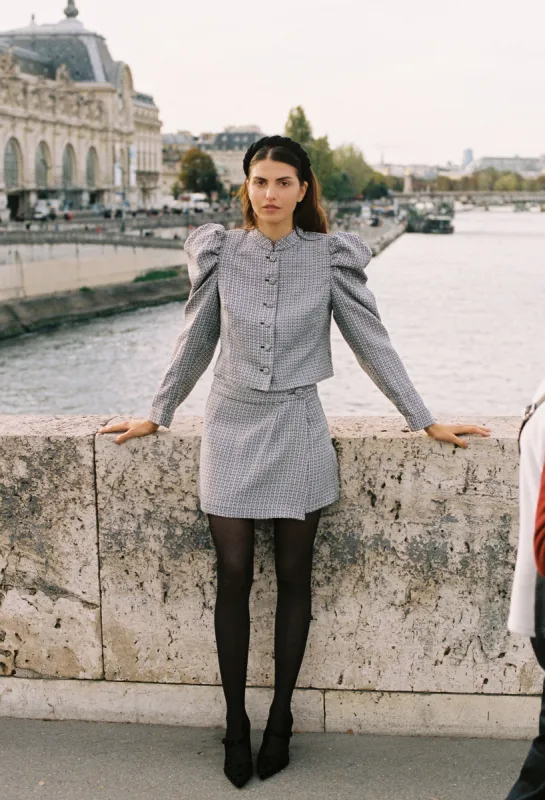 Fernanda Jacket Tweed sold by Ciao Lucia