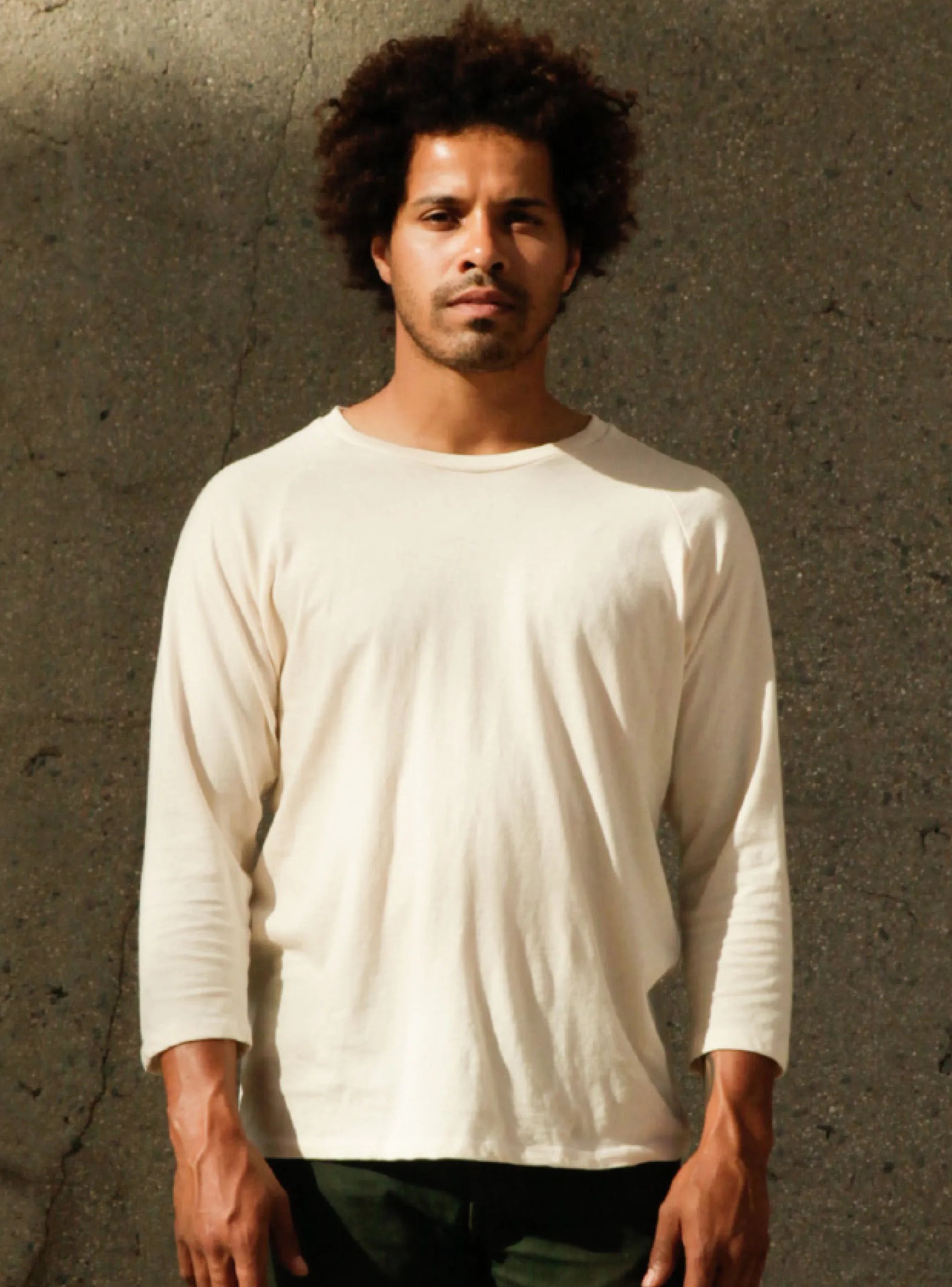 Men's Organic Raglan in Natural sold by Harvest and Mill product image thumbnail 5