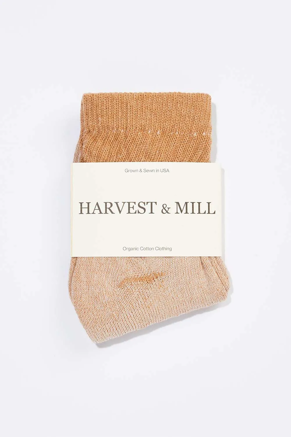 Men's 6 Pack Organic Cotton Socks Brown Ankle sold by Harvest and Mill product image thumbnail 3