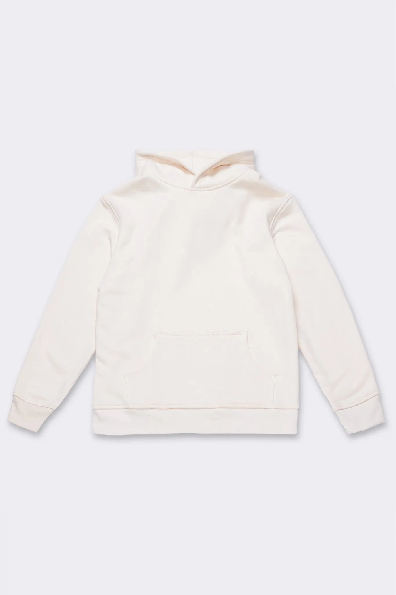 Men's Organic Hoodie Sweatshirt in Natural sold by Harvest and Mill product image thumbnail 2
