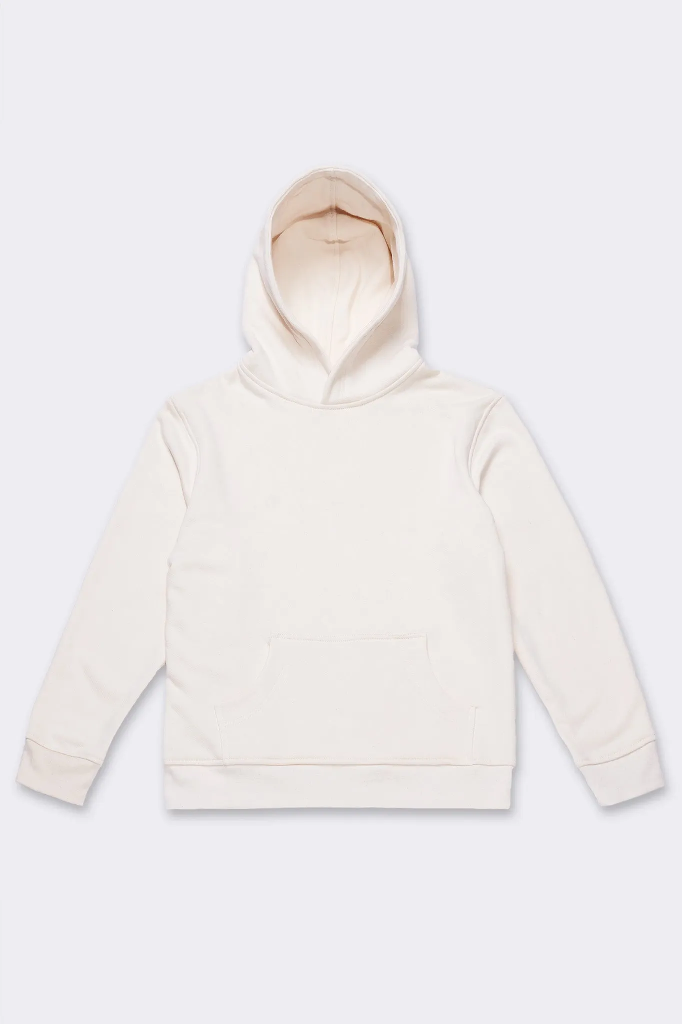 Men's Organic Hoodie Sweatshirt in Natural sold by Harvest and Mill