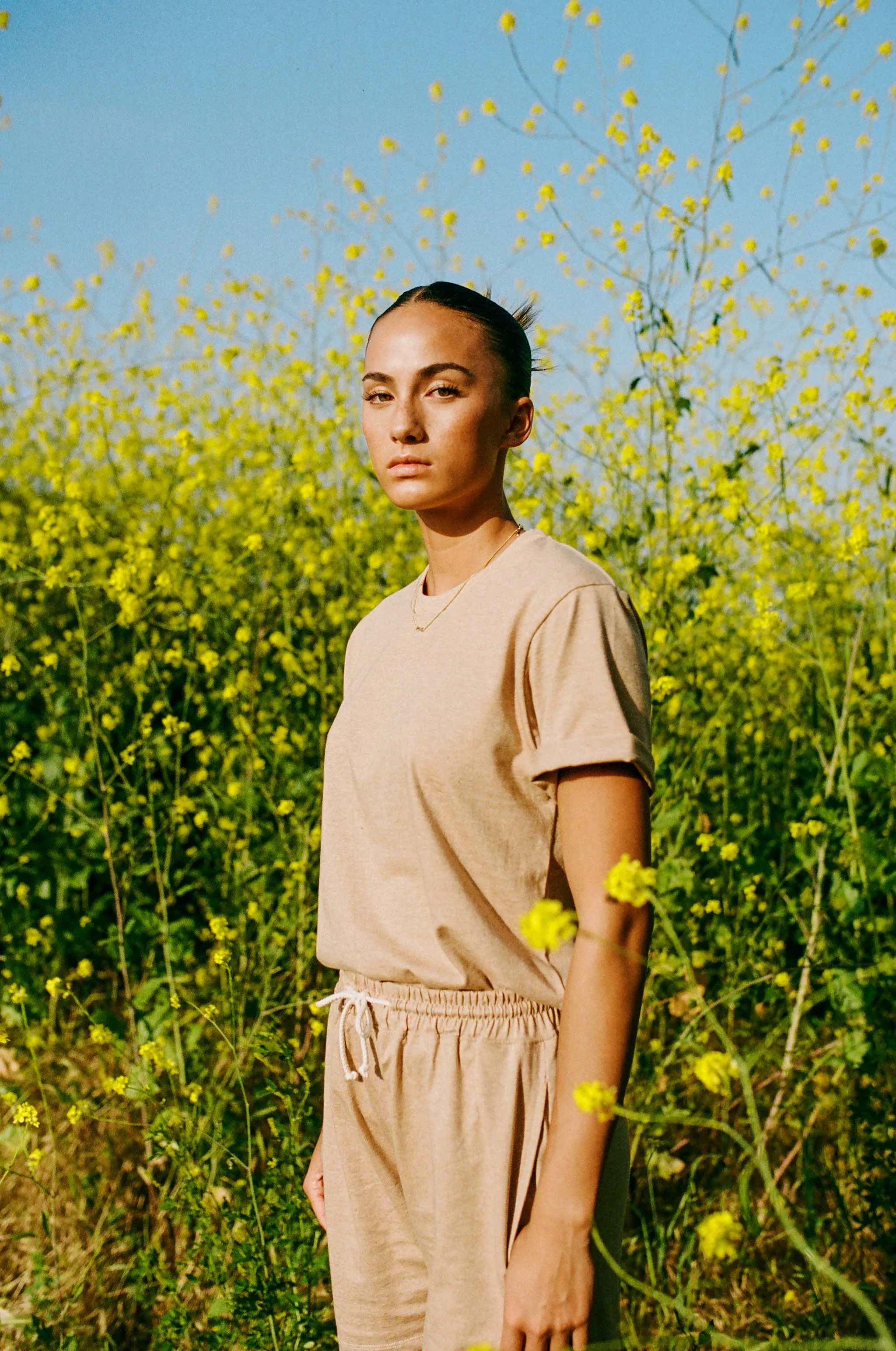 Women's Organic Heirloom Brown Jogger Pants sold by Harvest and Mill product image thumbnail 2