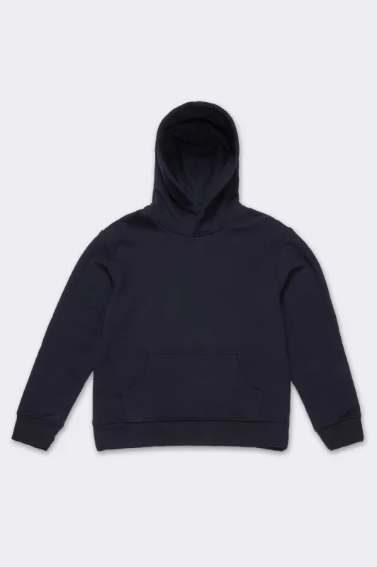 Men's Organic Hoodie Sweatshirt in Black sold by Harvest and Mill
