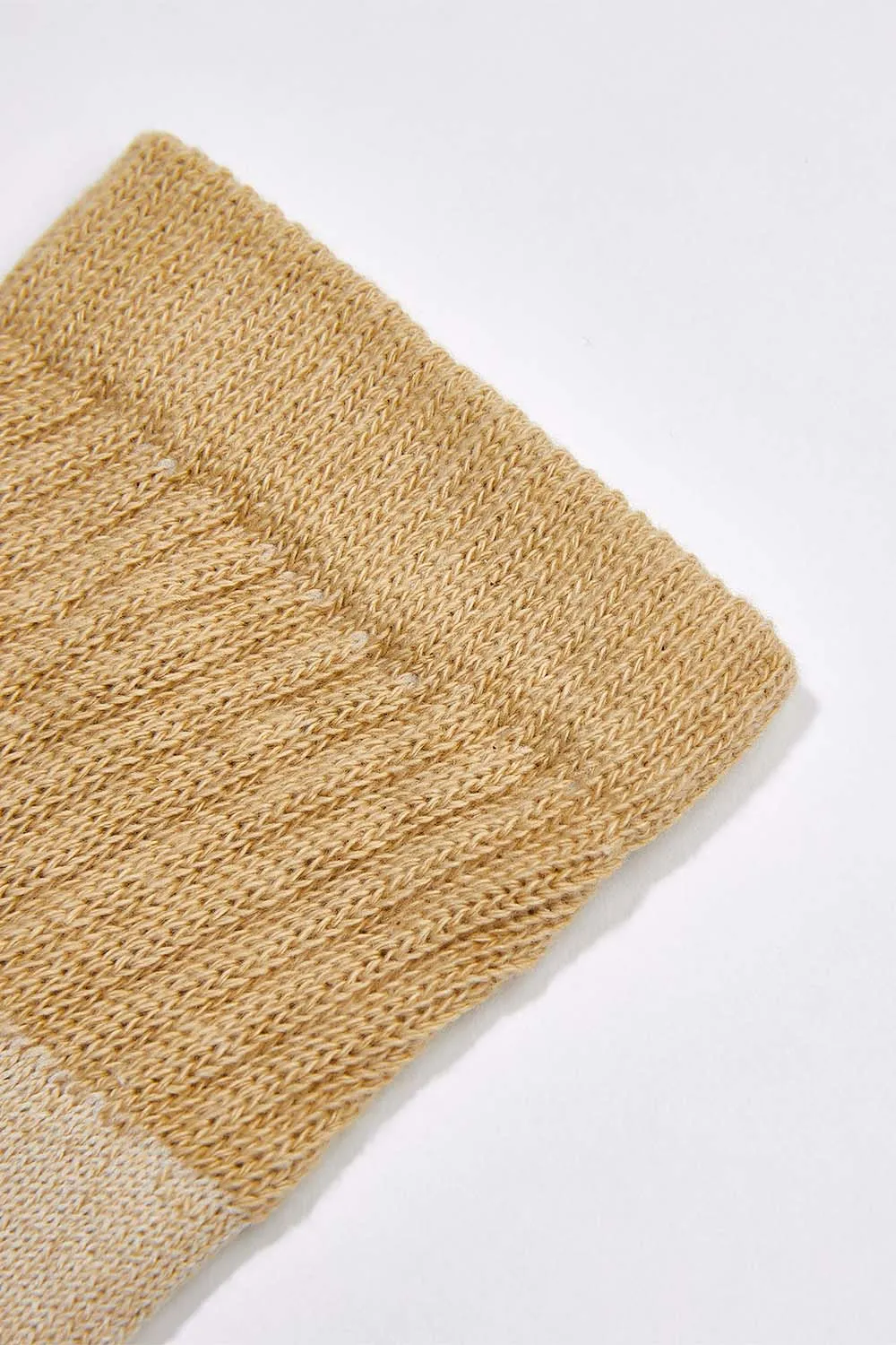 Women's Organic Cotton Socks Tan-Green Ankle sold by Harvest and Mill product image thumbnail 4