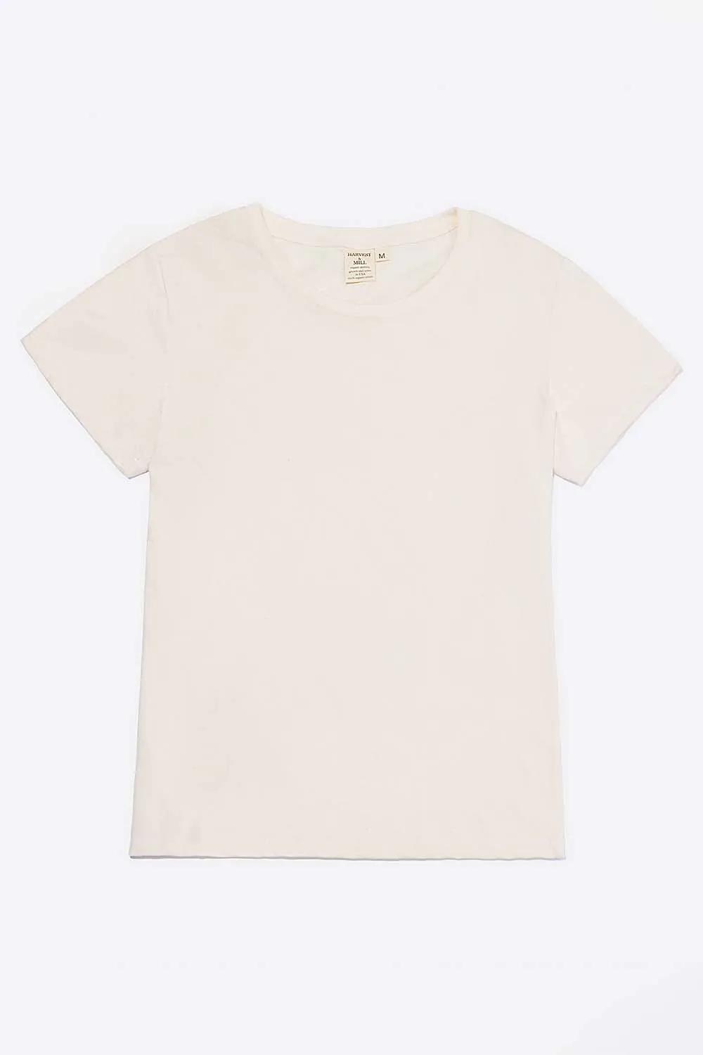 Women's Organic Crew Tee in Natural sold by Harvest and Mill product image thumbnail 5