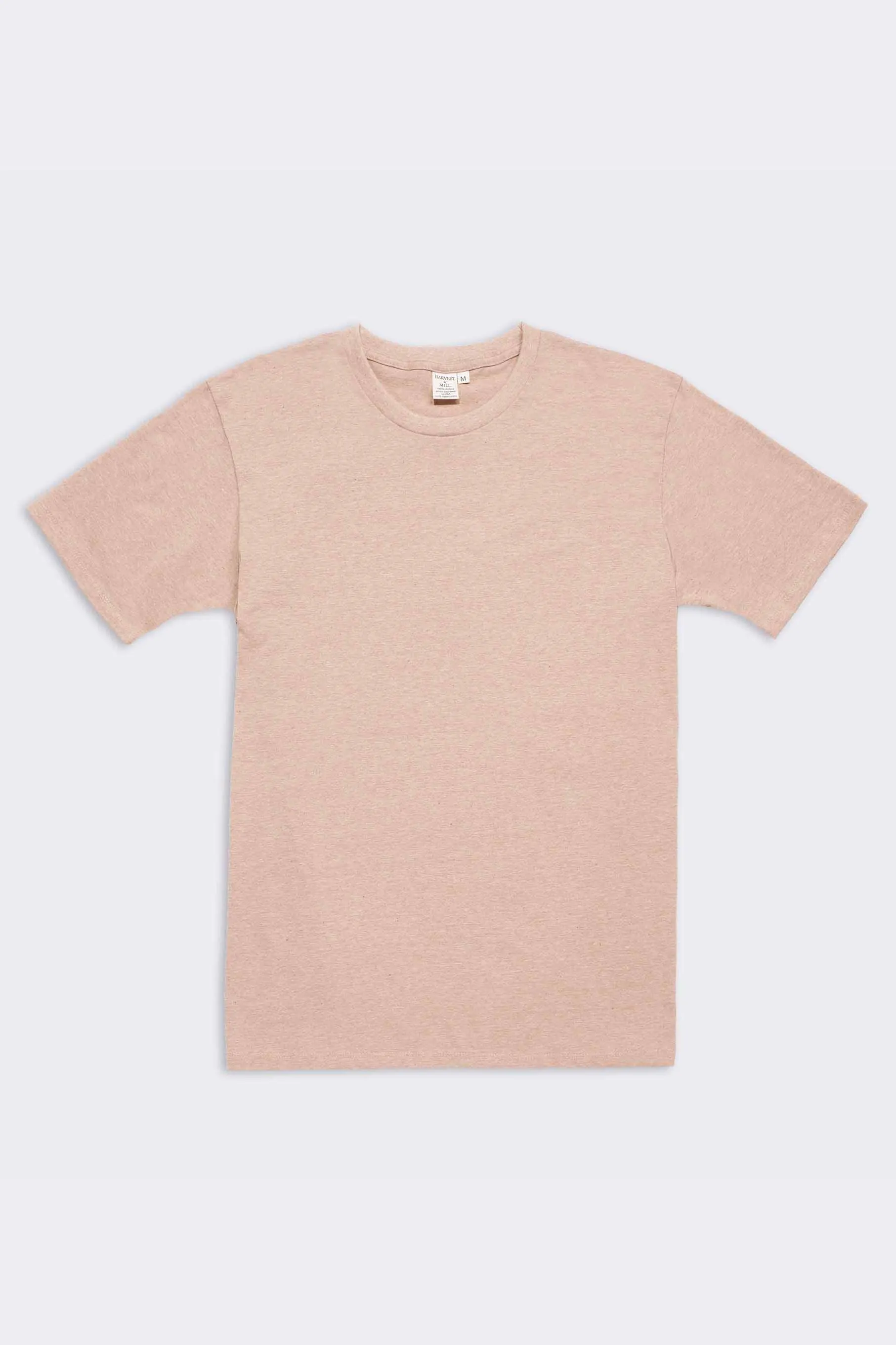 Men's Organic Heirloom Brown Crew Tee sold by Harvest and Mill