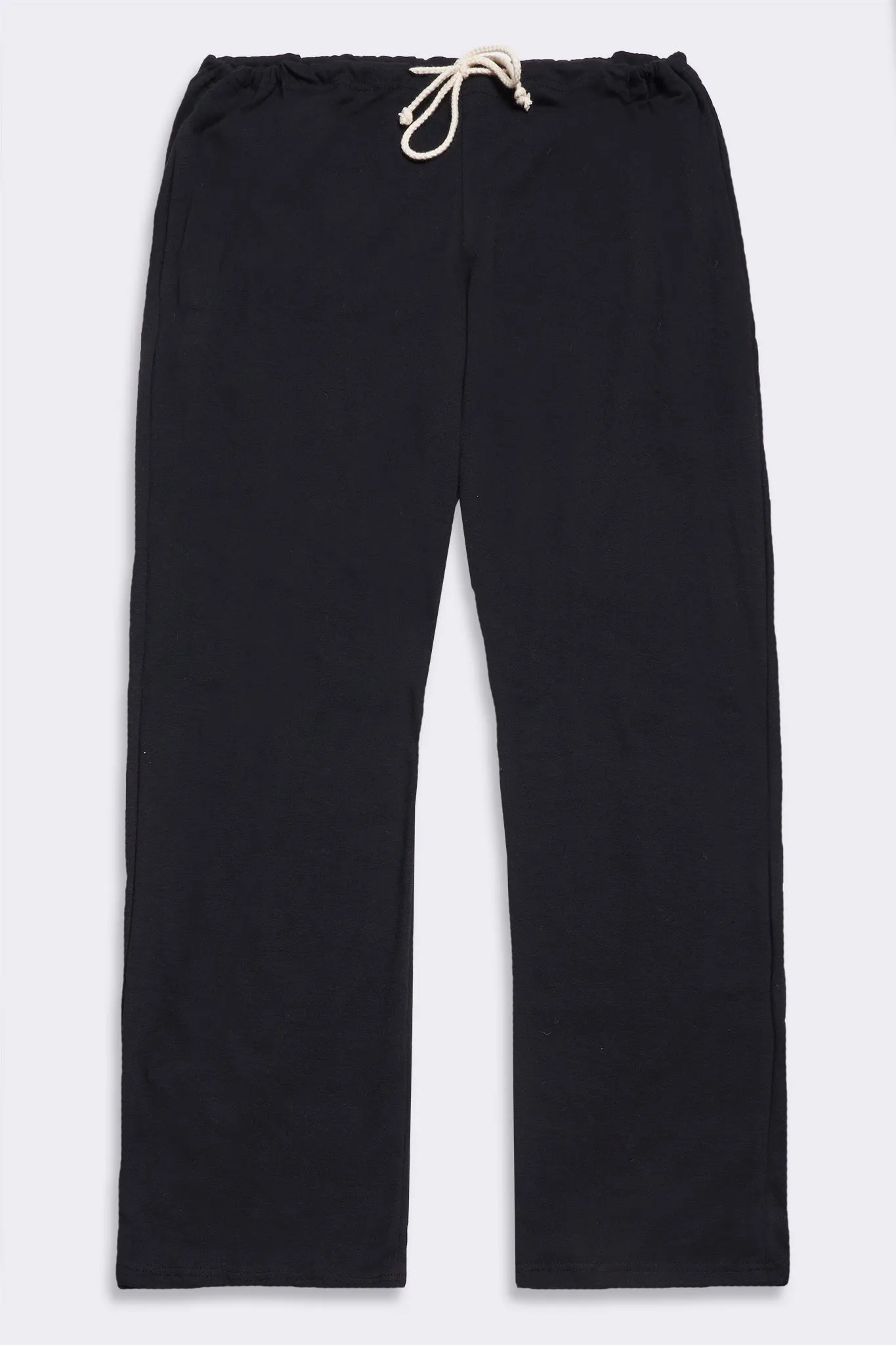 Men's Organic Drawstring Only Lounge Pants in Black sold by Harvest and Mill product image thumbnail 2