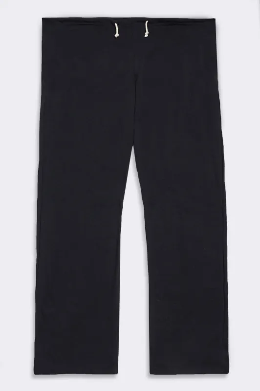 Men's Organic Drawstring Only Lounge Pants in Black sold by Harvest and Mill
