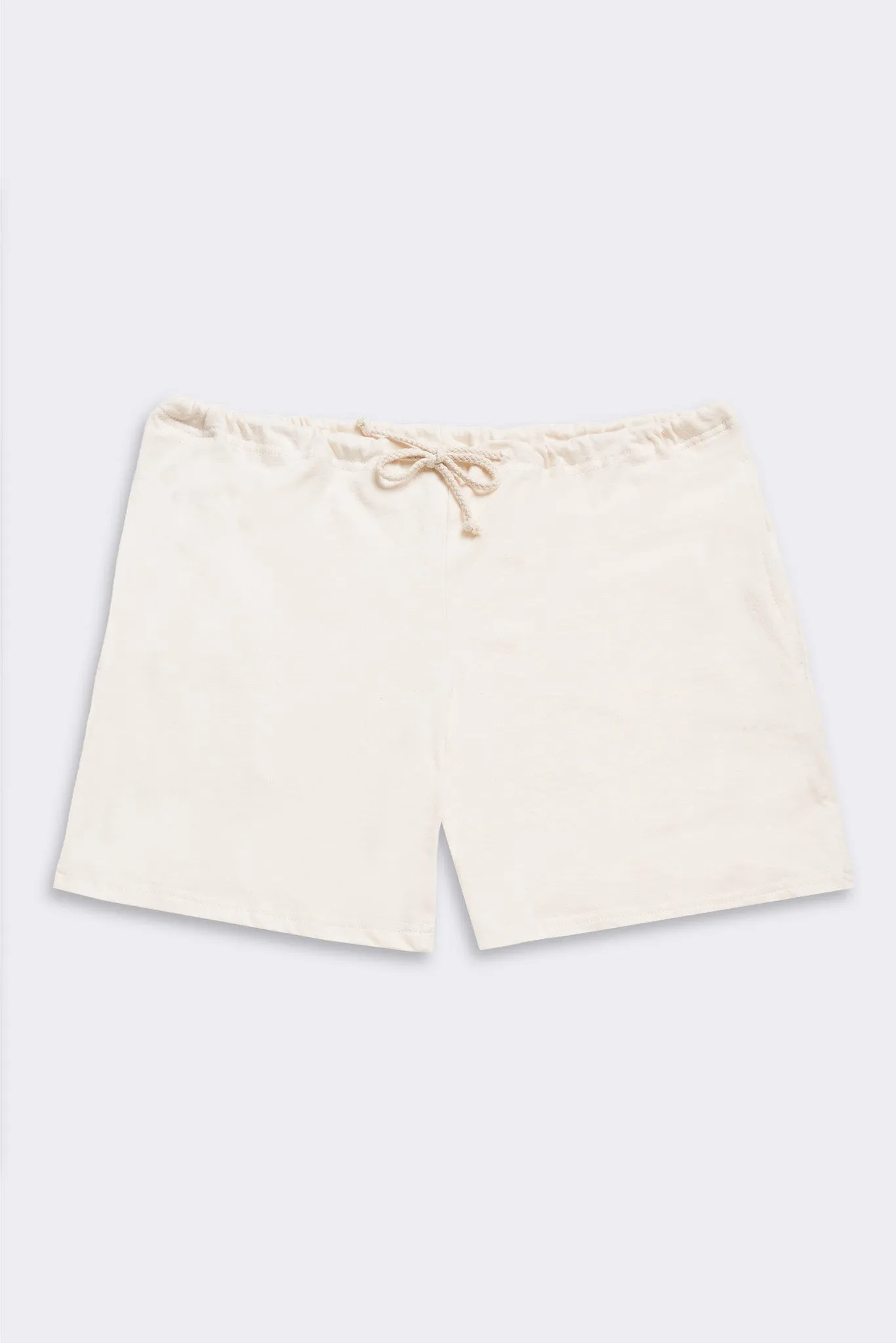 Men's Organic Drawstring Only Lounge Shorts in Natural sold by Harvest and Mill product image thumbnail 2
