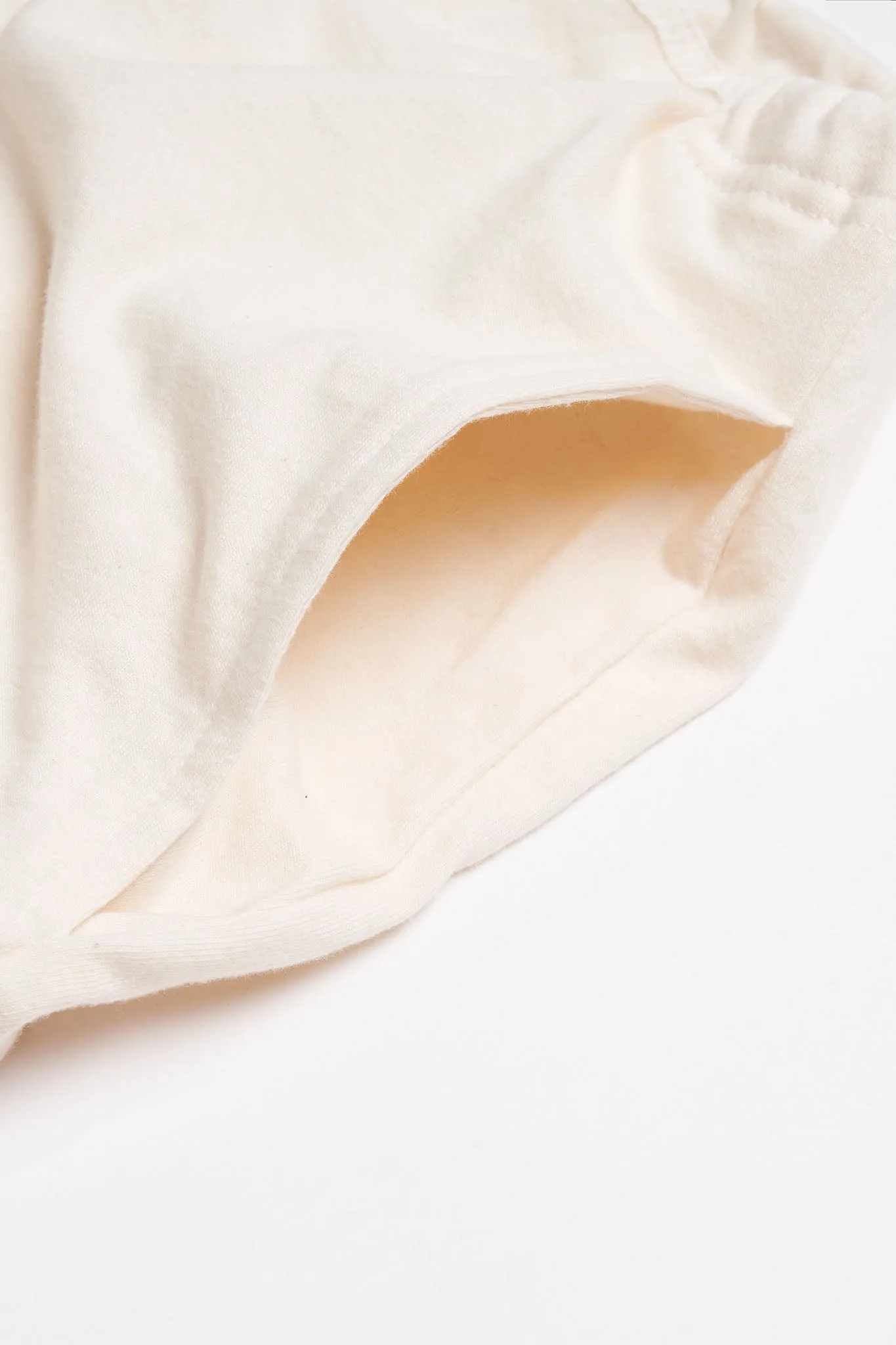 Men's Organic Drawstring Only Lounge Shorts in Natural sold by Harvest and Mill product image thumbnail 4