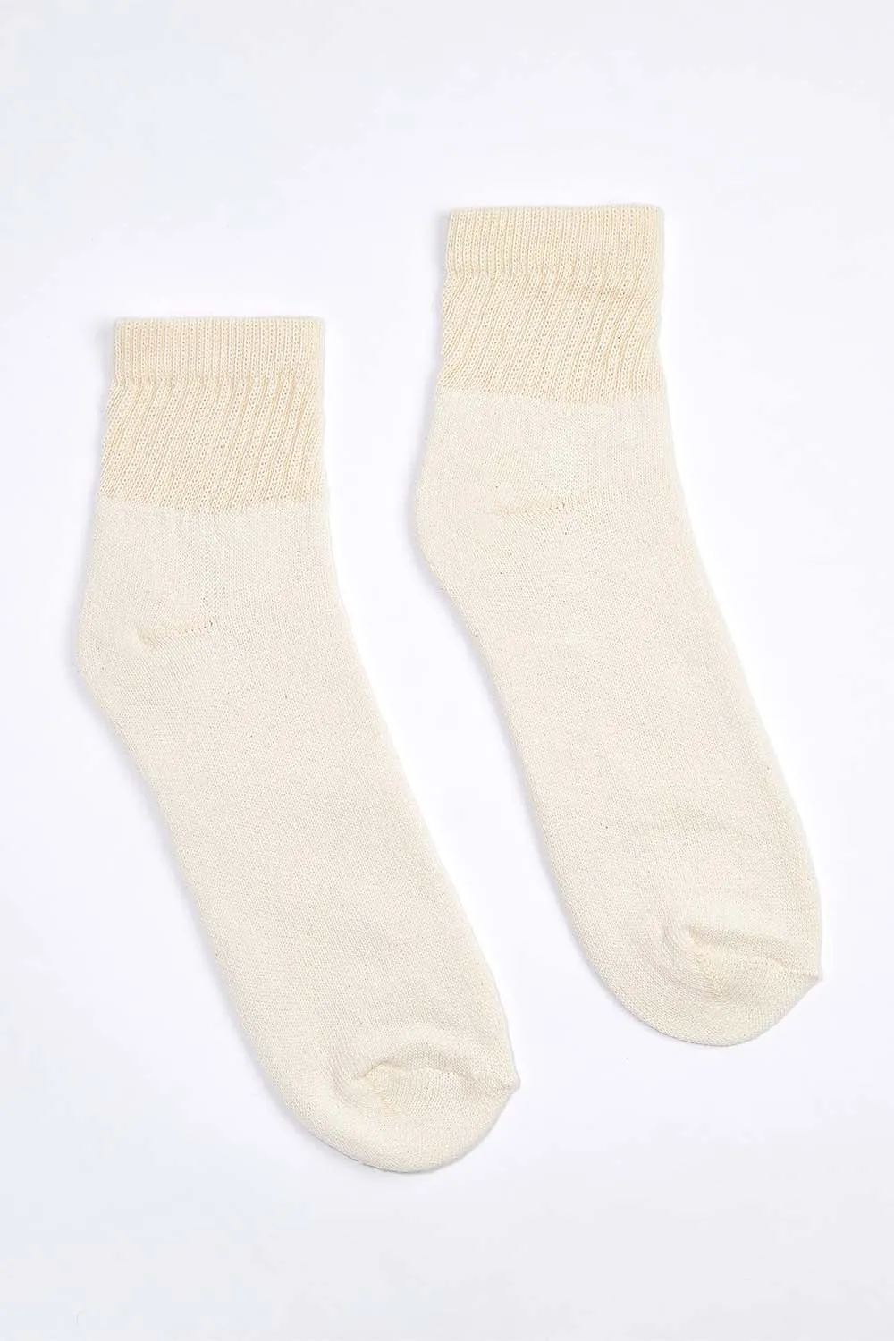 Women's 6 Pack Organic Cotton Socks Natural-White Ankle sold by Harvest and Mill product image thumbnail 2
