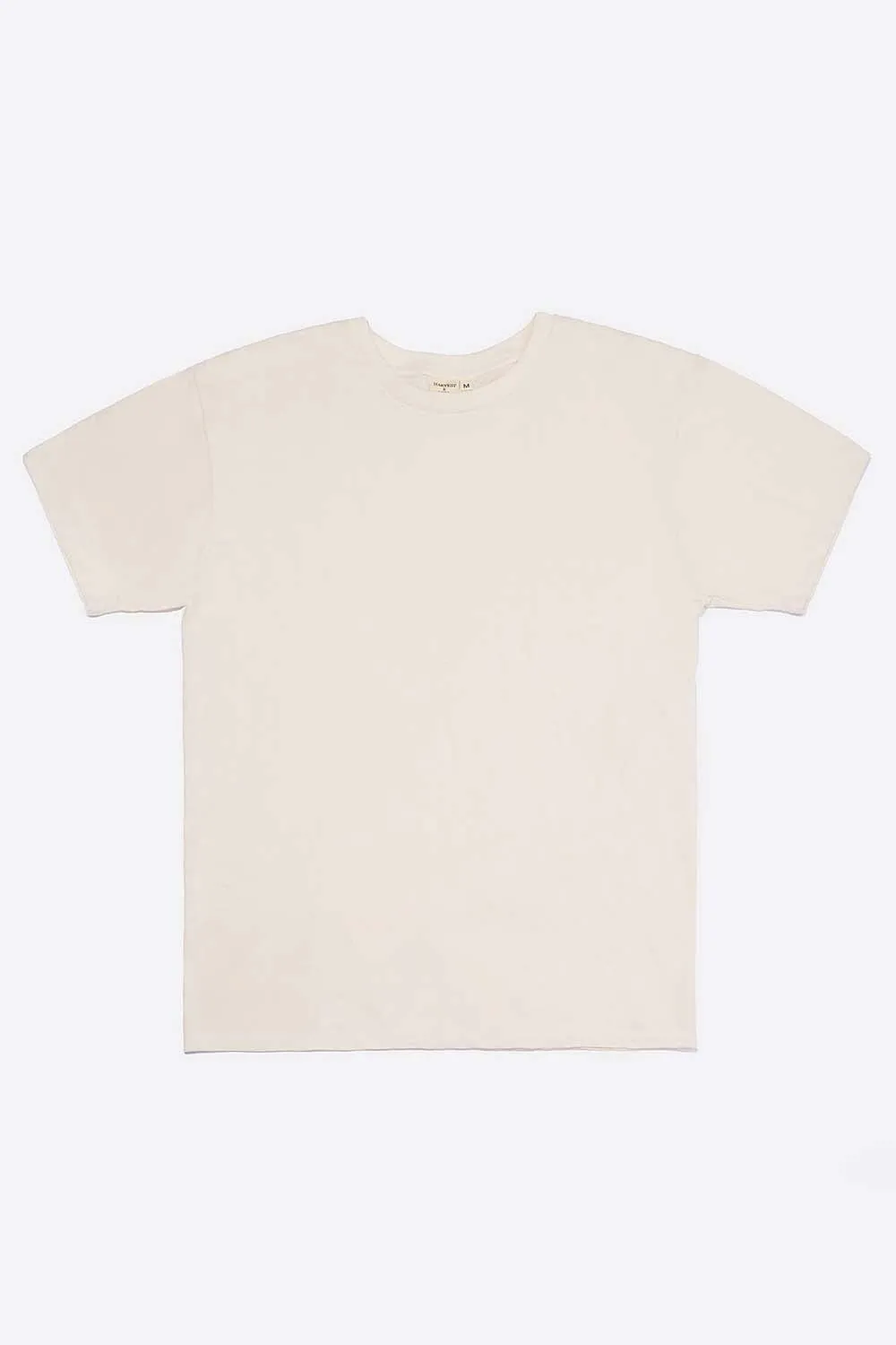 Men's Organic Crew Tee in Natural sold by Harvest and Mill product image thumbnail 5