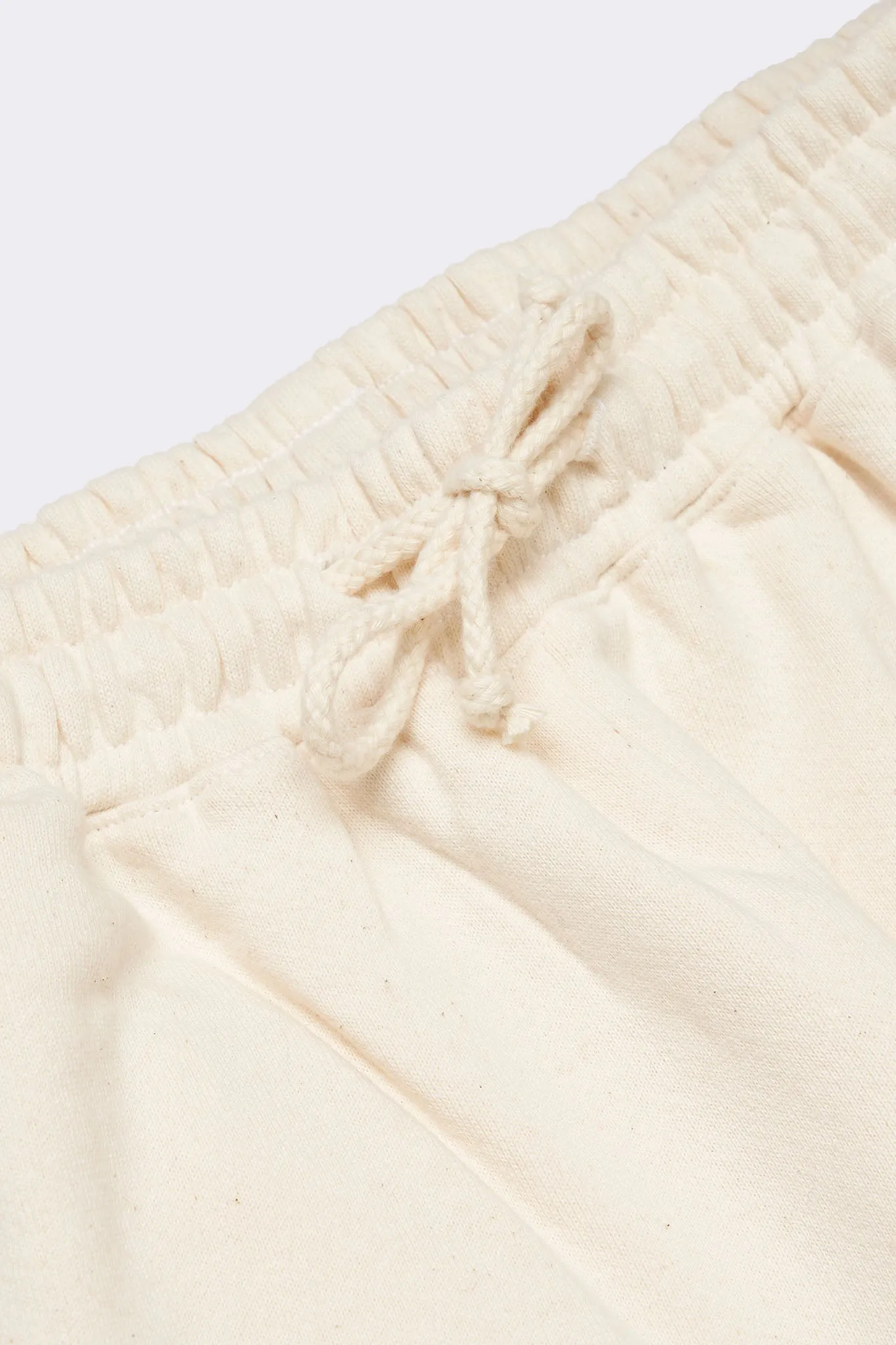 Women's Organic Heavyweight Fleece Sweatpants in Natural sold by Harvest and Mill product image thumbnail 4
