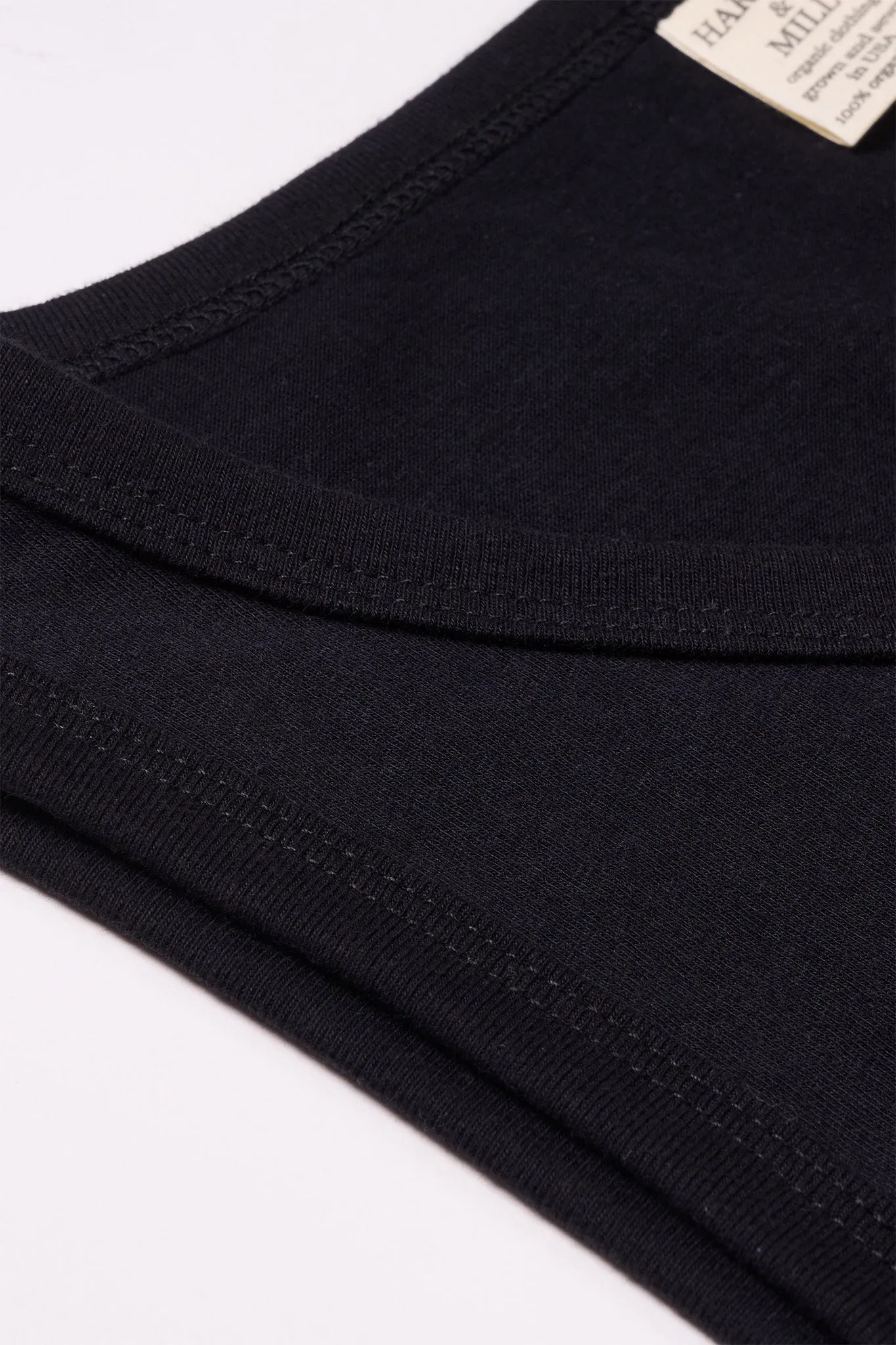 Men's Organic Tank Top in Black sold by Harvest and Mill product image thumbnail 5