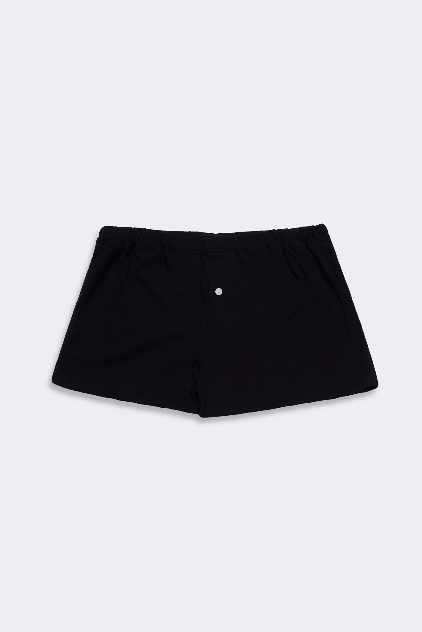 Women's Organic Cotton Boxers in Black sold by Harvest and Mill product image thumbnail 4