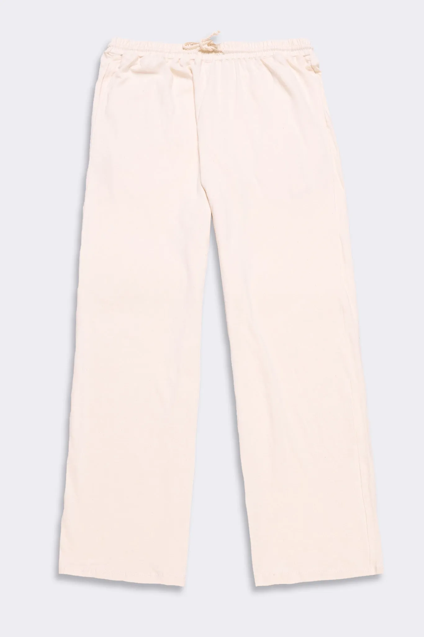 Women's Organic Straight Leg Lounge Pants in Natural sold by Harvest and Mill product image thumbnail 2