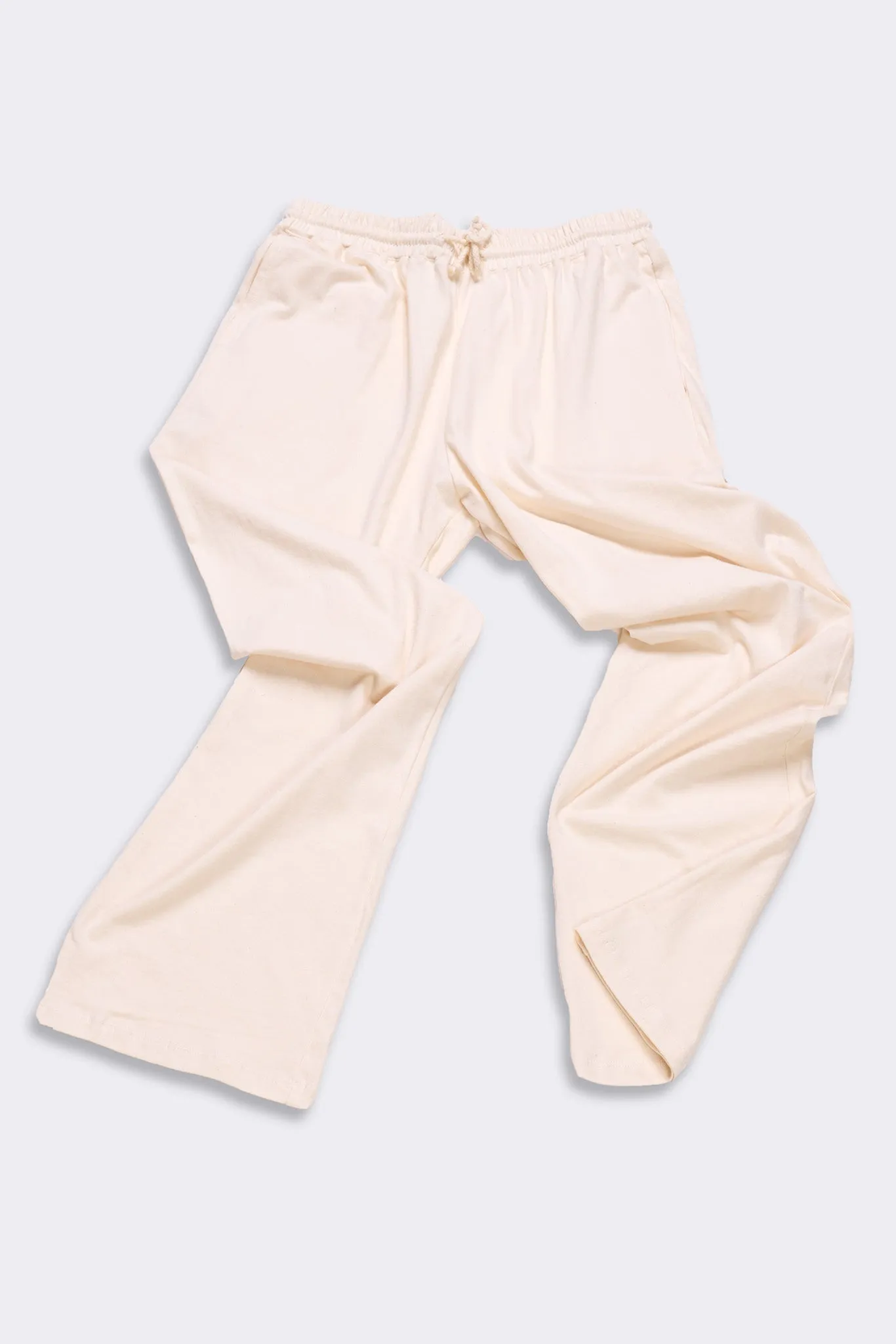 Women's Organic Straight Leg Lounge Pants in Natural sold by Harvest and Mill product image thumbnail 5