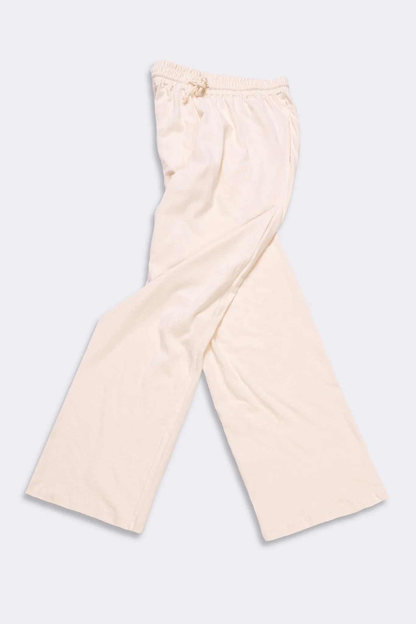 Men's Organic Straight Leg Lounge Pants in Natural sold by Harvest and Mill product image thumbnail 3