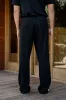 Men's Organic Straight Leg Lounge Pants in Black sold by Harvest and Mill