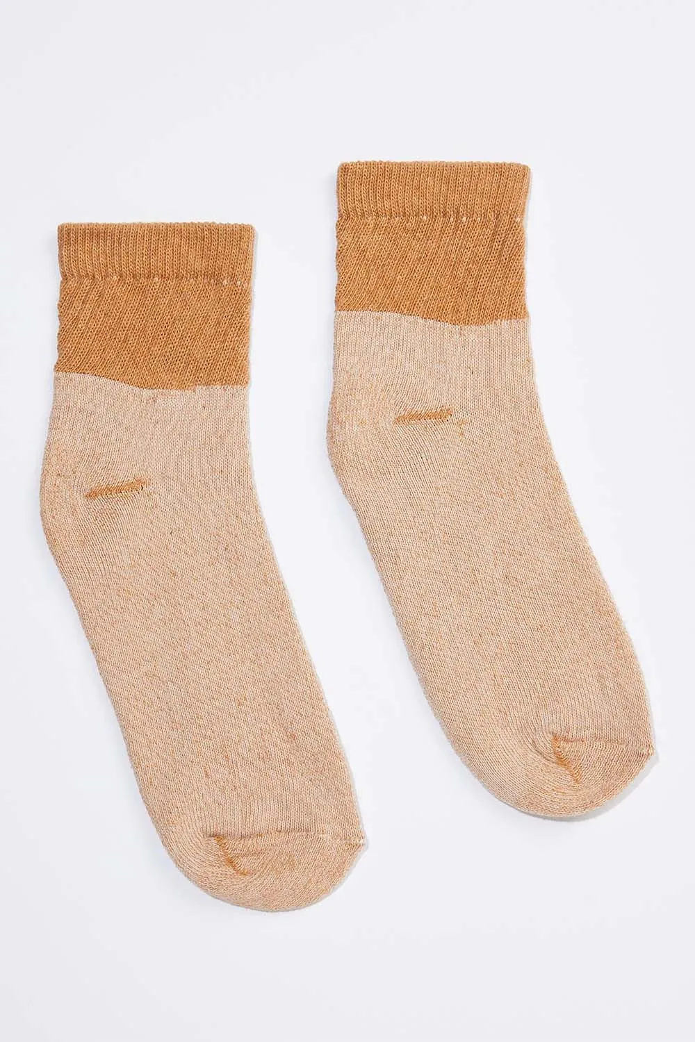 Women's 3 Pack Organic Cotton Socks Brown Ankle sold by Harvest and Mill product image thumbnail 2