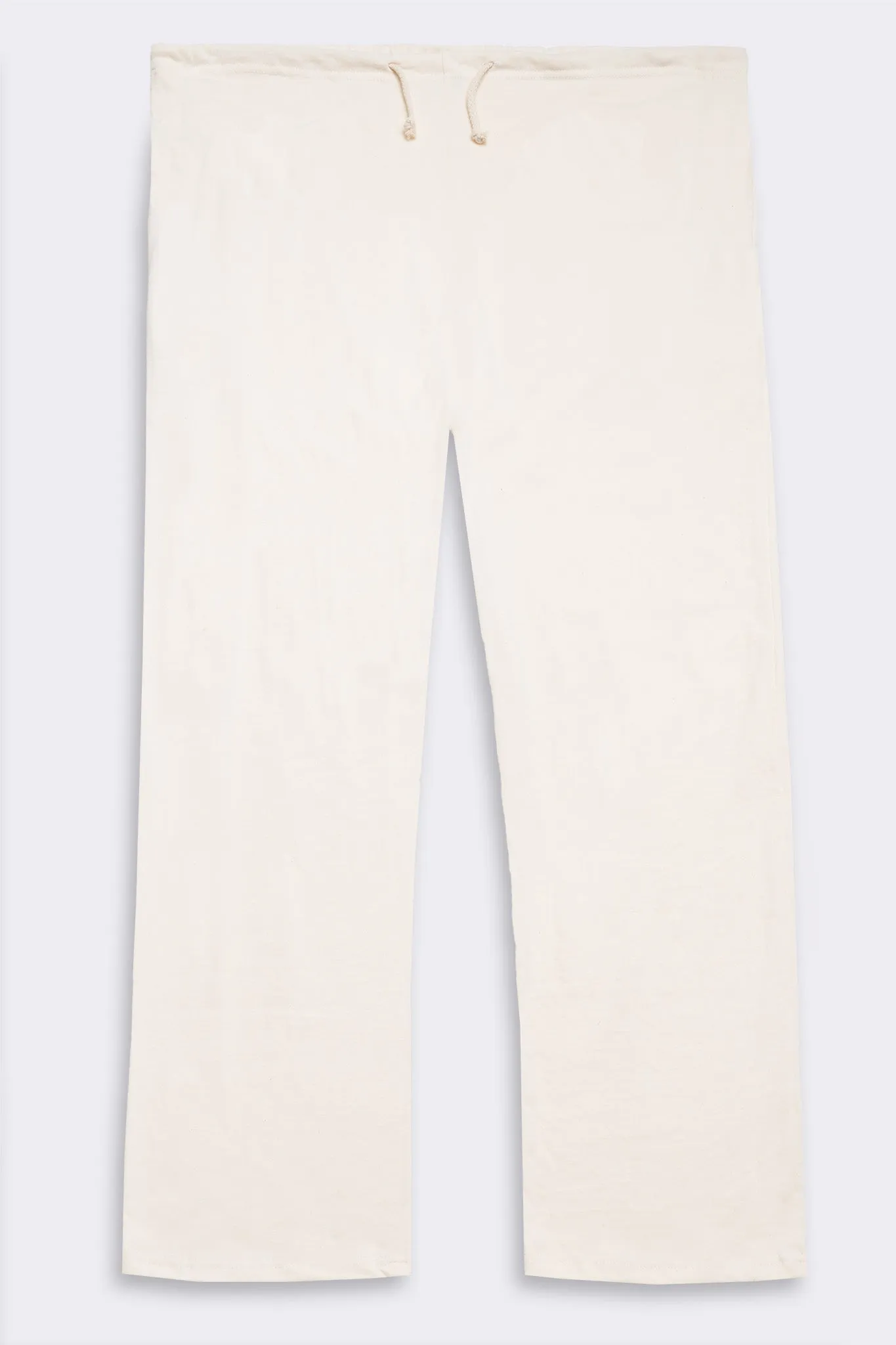 Men's Organic Drawstring Only Lounge Pants in Natural sold by Harvest and Mill