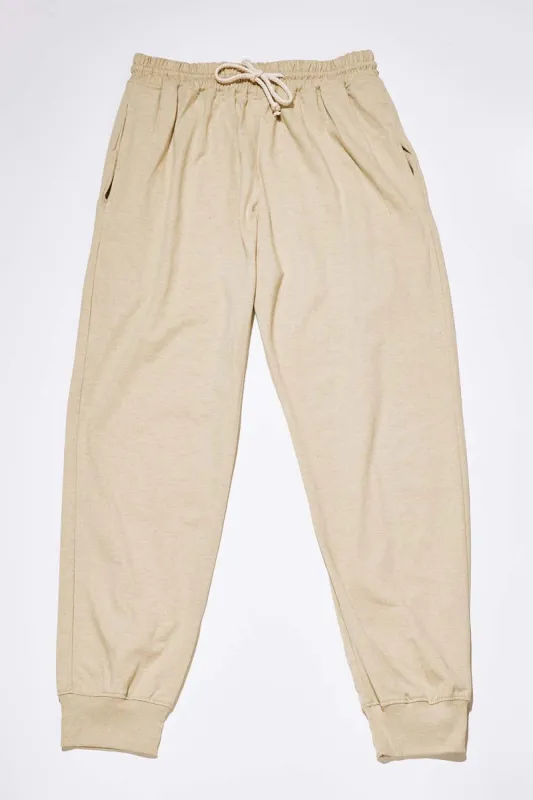 Limited Edition: Women's Living Color Tan-Green Jogger Pants sold by Harvest and Mill