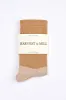 Women's Organic Cotton Socks Brown Crew sold by Harvest and Mill