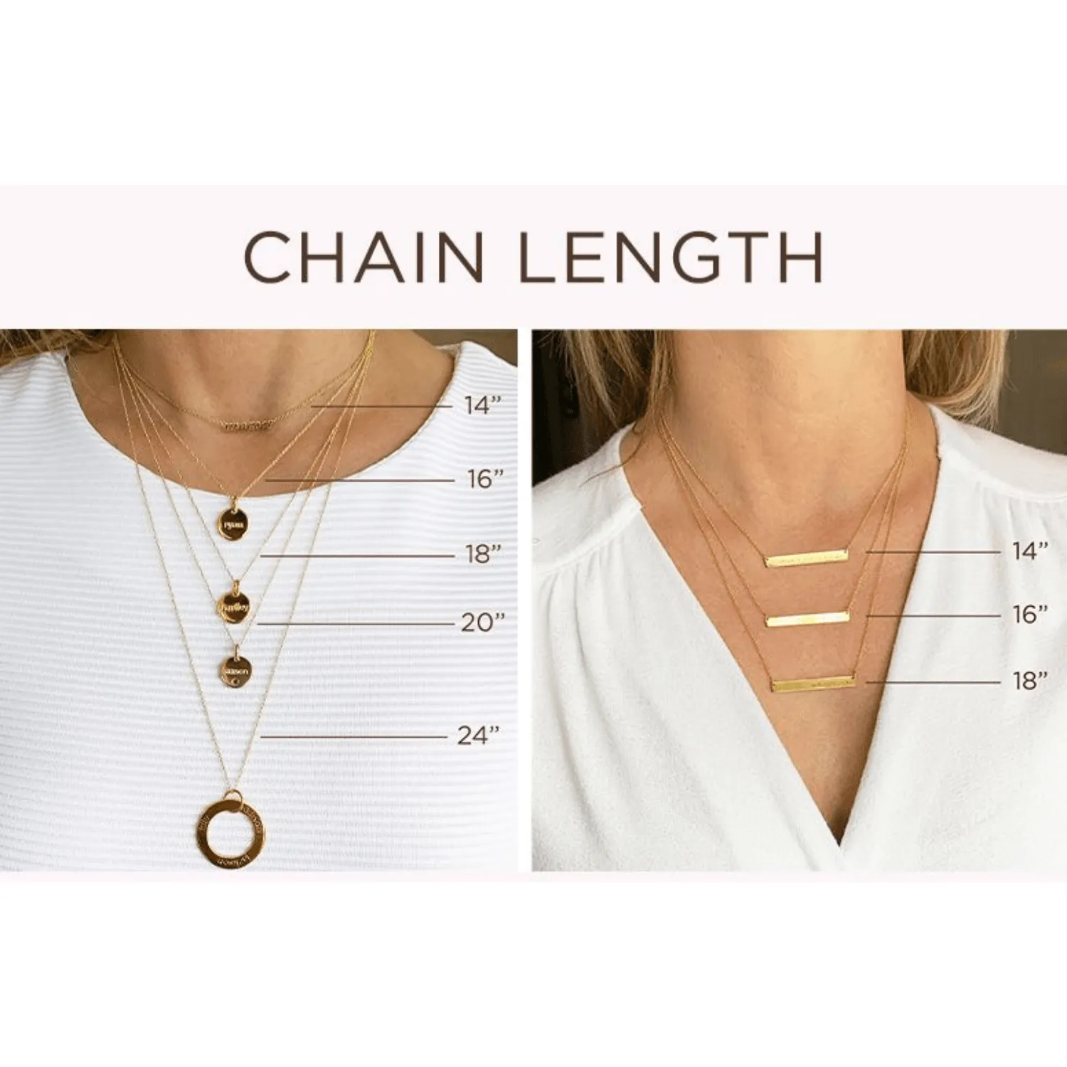 Skinny Bar Necklace - Uppercase sold by Tiny Tags product image thumbnail 5