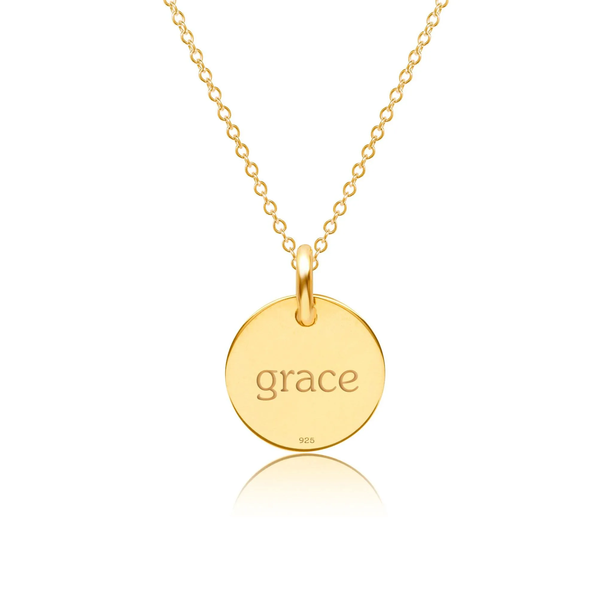 Gold Engravable Rainbow Necklace sold by Tiny Tags product image thumbnail 3