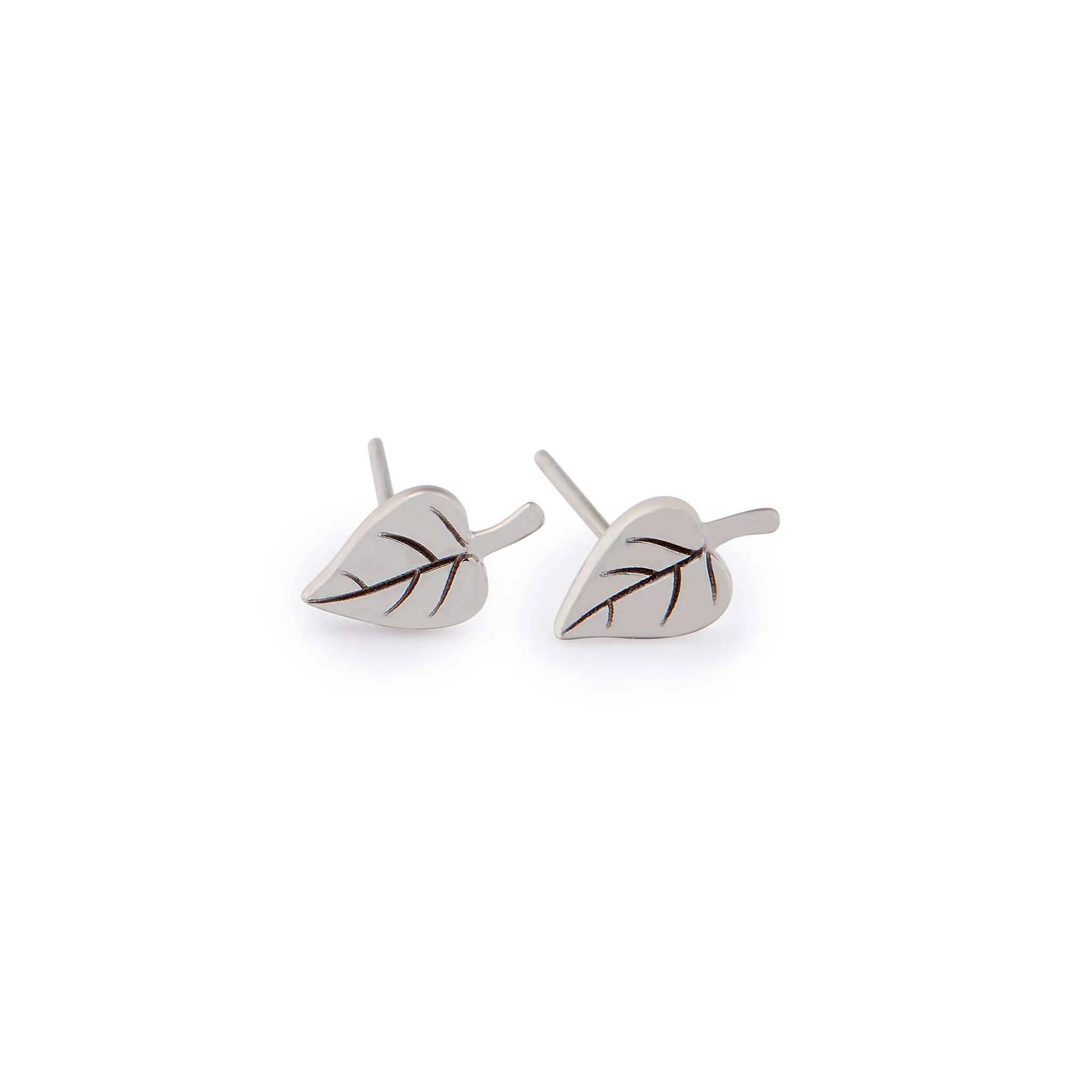 Leaf Stud Earrings sold by Tiny Tags product image thumbnail 3