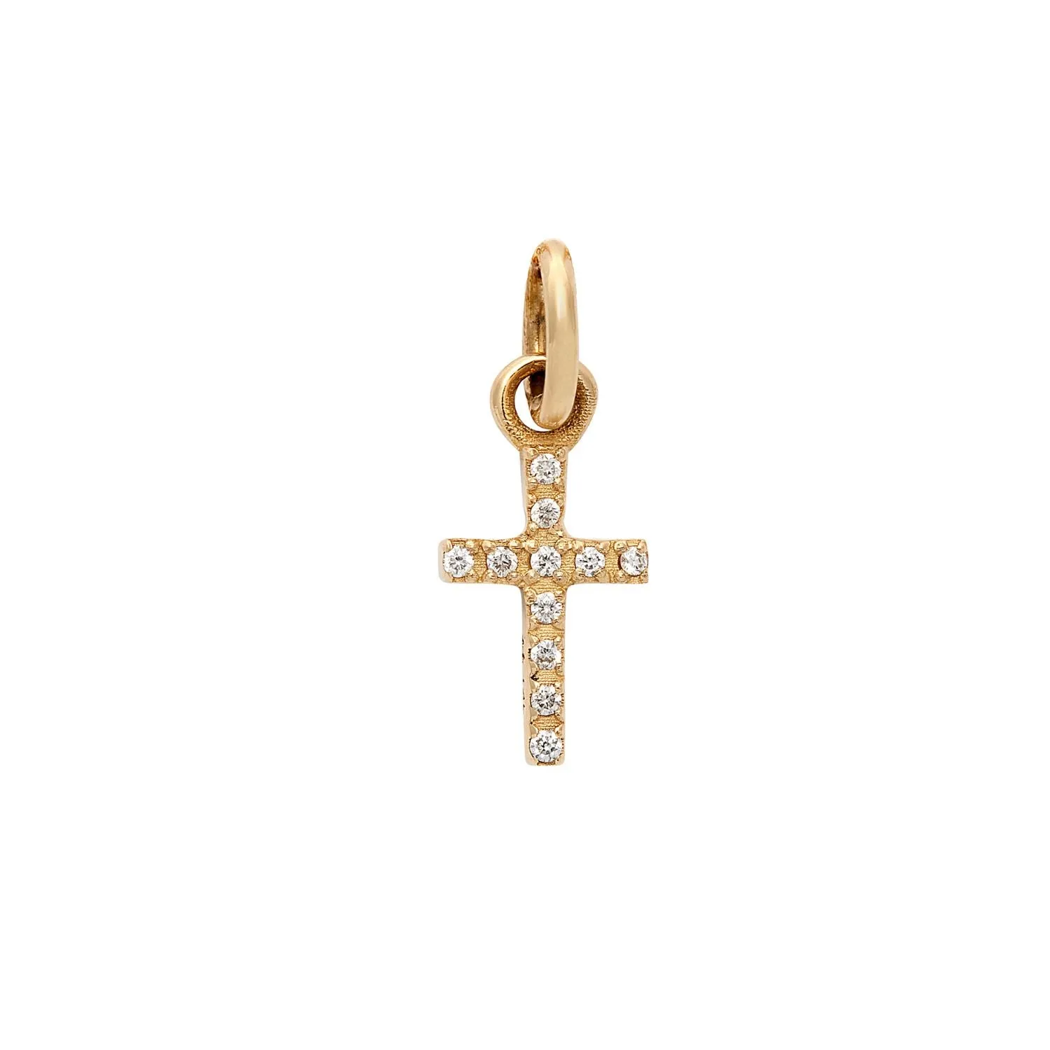 Pavé Cross Charm sold by Tiny Tags