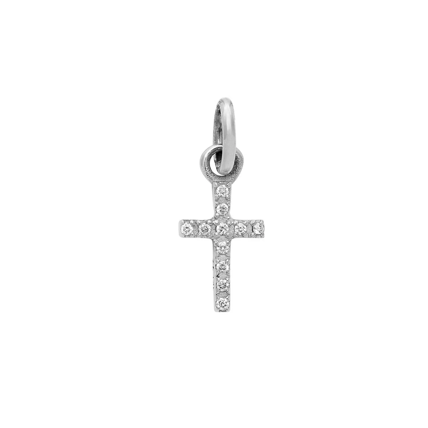 Pavé Cross Charm sold by Tiny Tags product image thumbnail 4