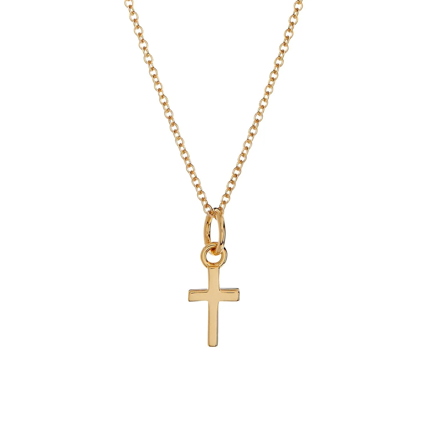 Gold Cross Necklace sold by Tiny Tags