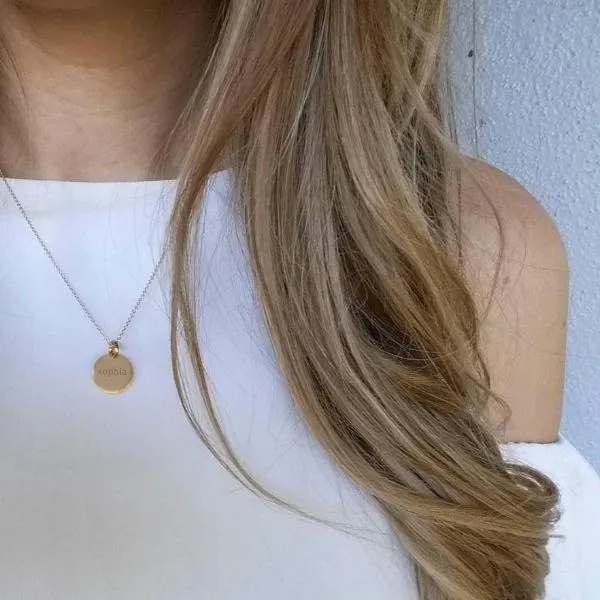 Gold Initial Circle - Lowercase sold by Tiny Tags product image thumbnail 2