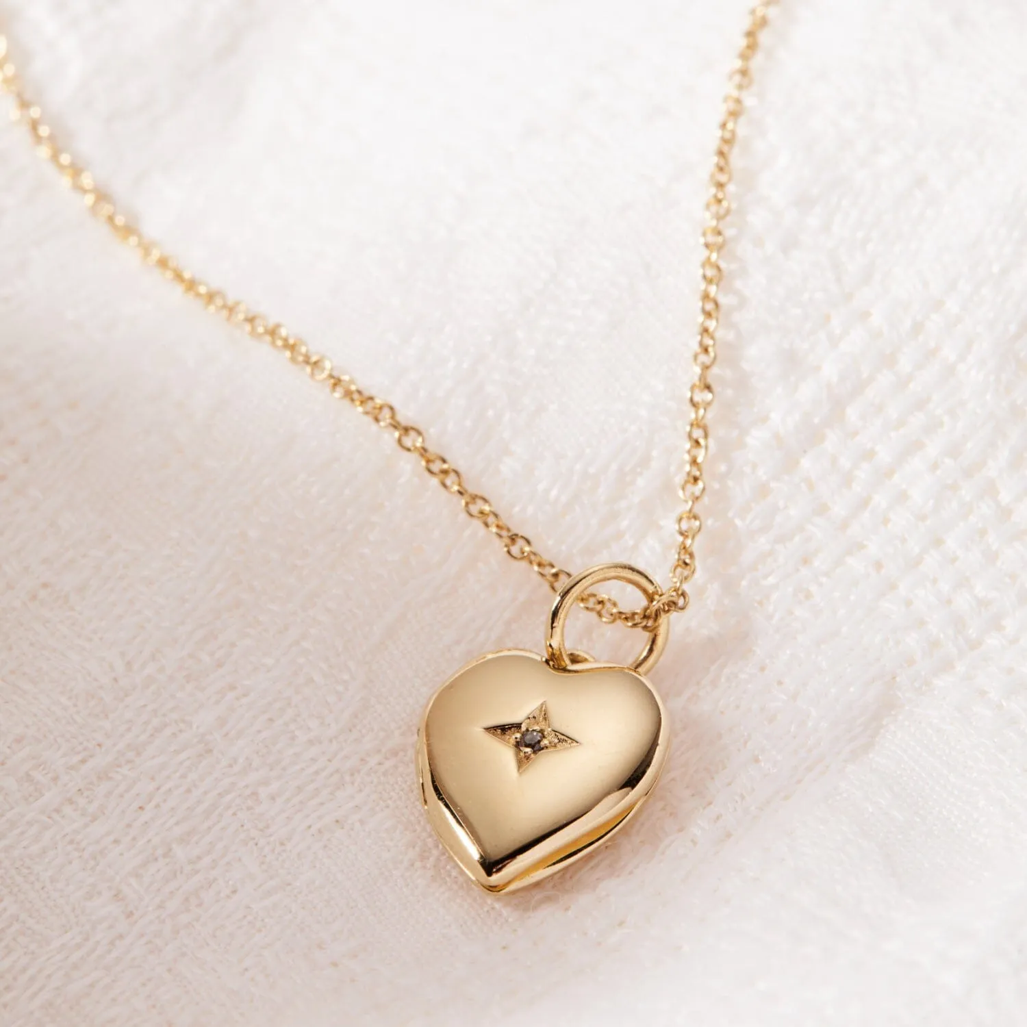 Heart Mini Locket Necklace sold by Tiny Tags product image thumbnail 2