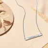 Sterling Silver Skinny Bar Necklace sold by Tiny Tags