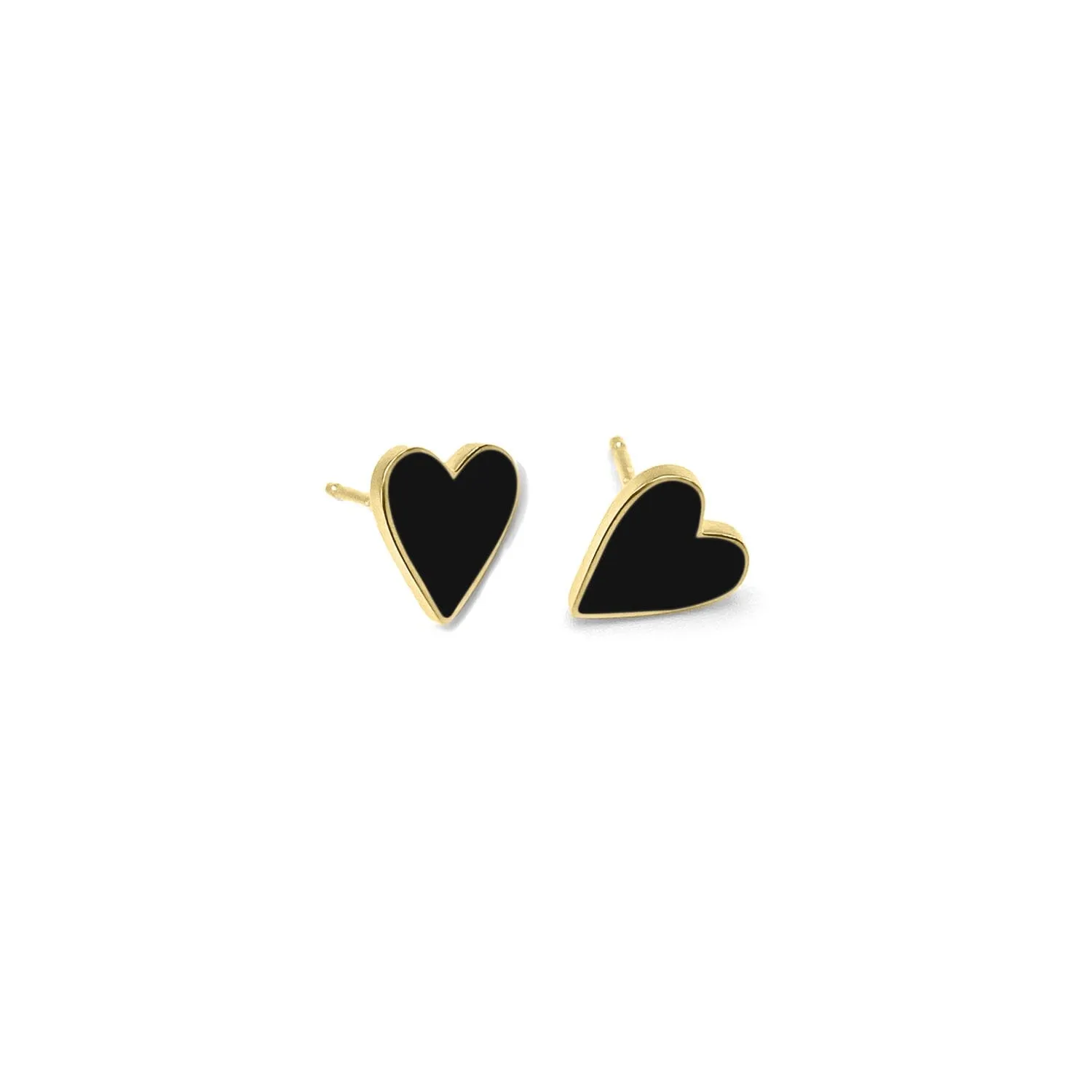 Enamel Heart Stud Earrings sold by Tiny Tags