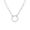 Front Clasp Pavé Date Combination Necklace sold by Tiny Tags